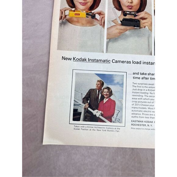 Vintage Print Advertisement Ad 1965 Kodak Print - Picture 2 of 6